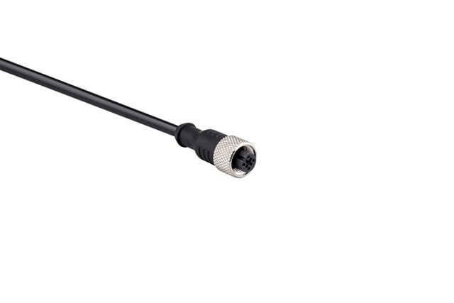 PUR Cable 2m M12*4 Female M12 Connector Cable